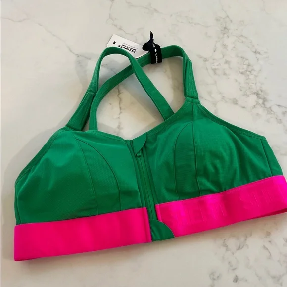 NWT Shefit Zip Front Adjustable Sports Bra - Picture 2 of 3